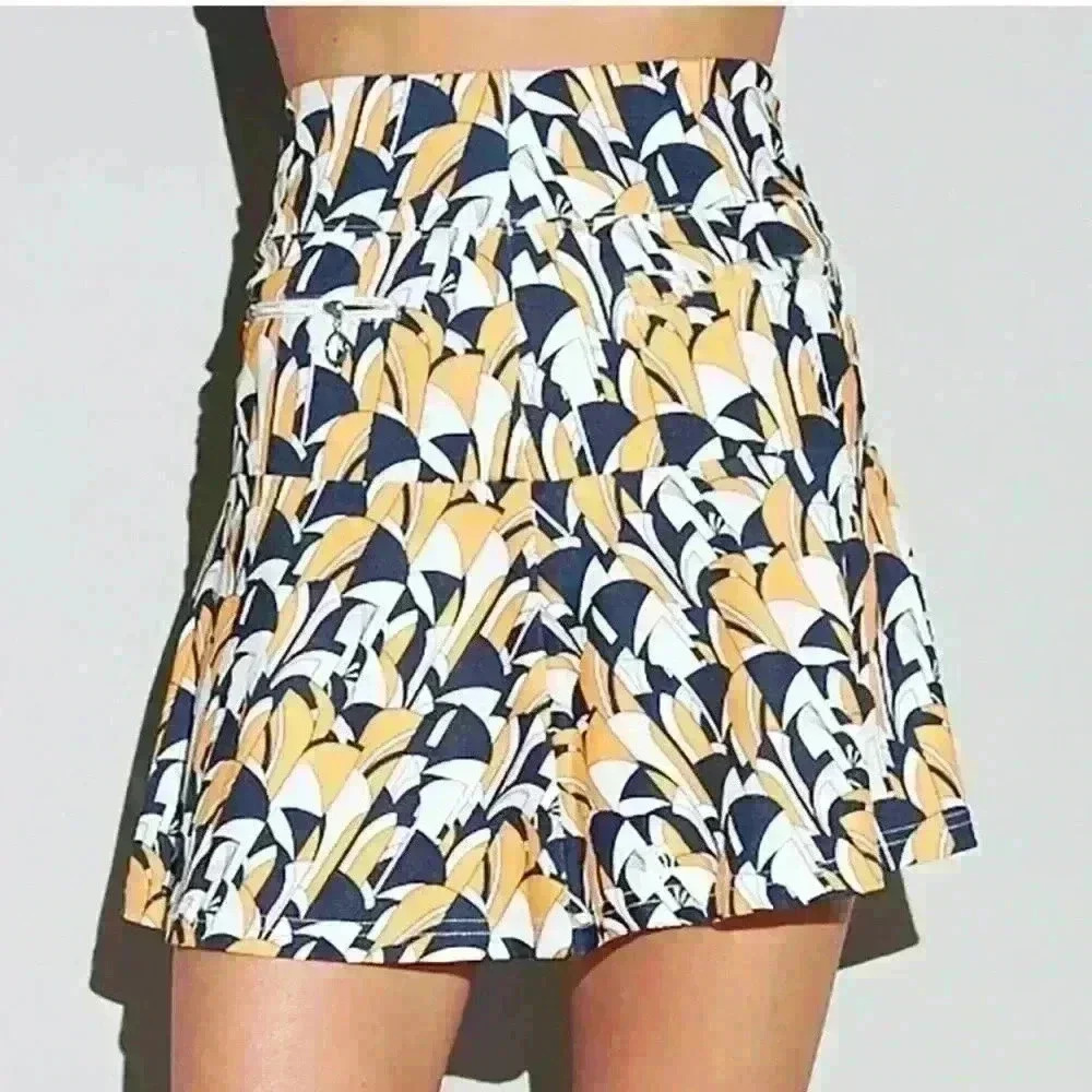 GGBlue Swing Skort 18" - Art Deco - XS